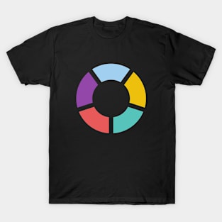 Circular Rotation Concept Illustration Infographic Vector T-Shirt